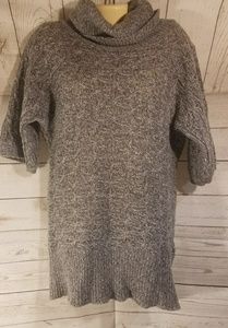 Old Navy Gray Short Sleeve Wool Sweater